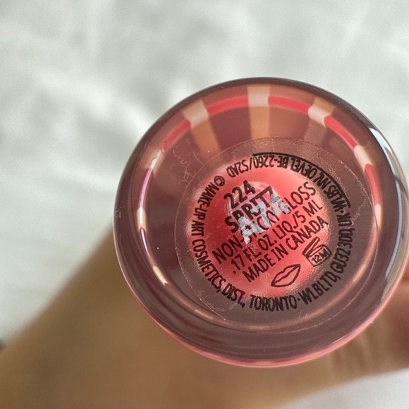MAC Cosmetics Lipglass, Red/Pink, 0.17 FL OZ / 5 mL - Picture 2 of 3